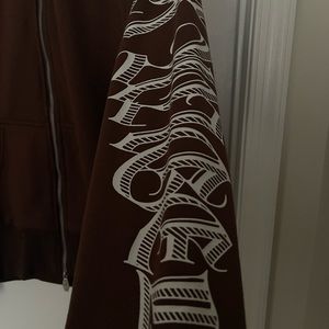 Never Angel Brown Zip Up